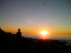 sunset over the Pacific