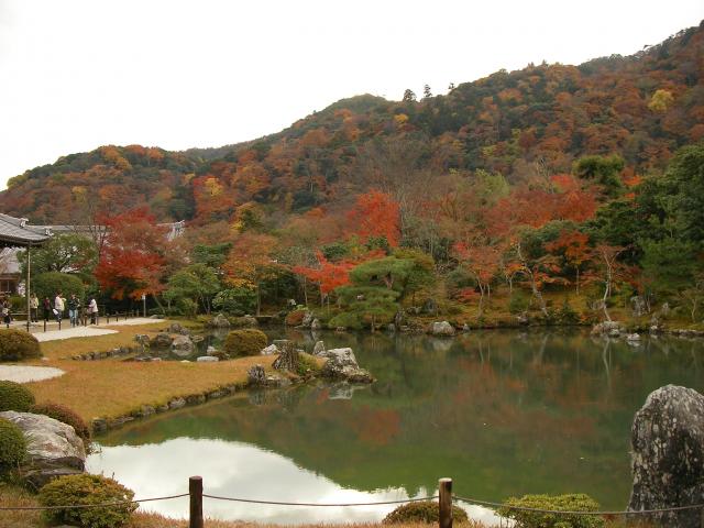 Tenryu-ji in the fall