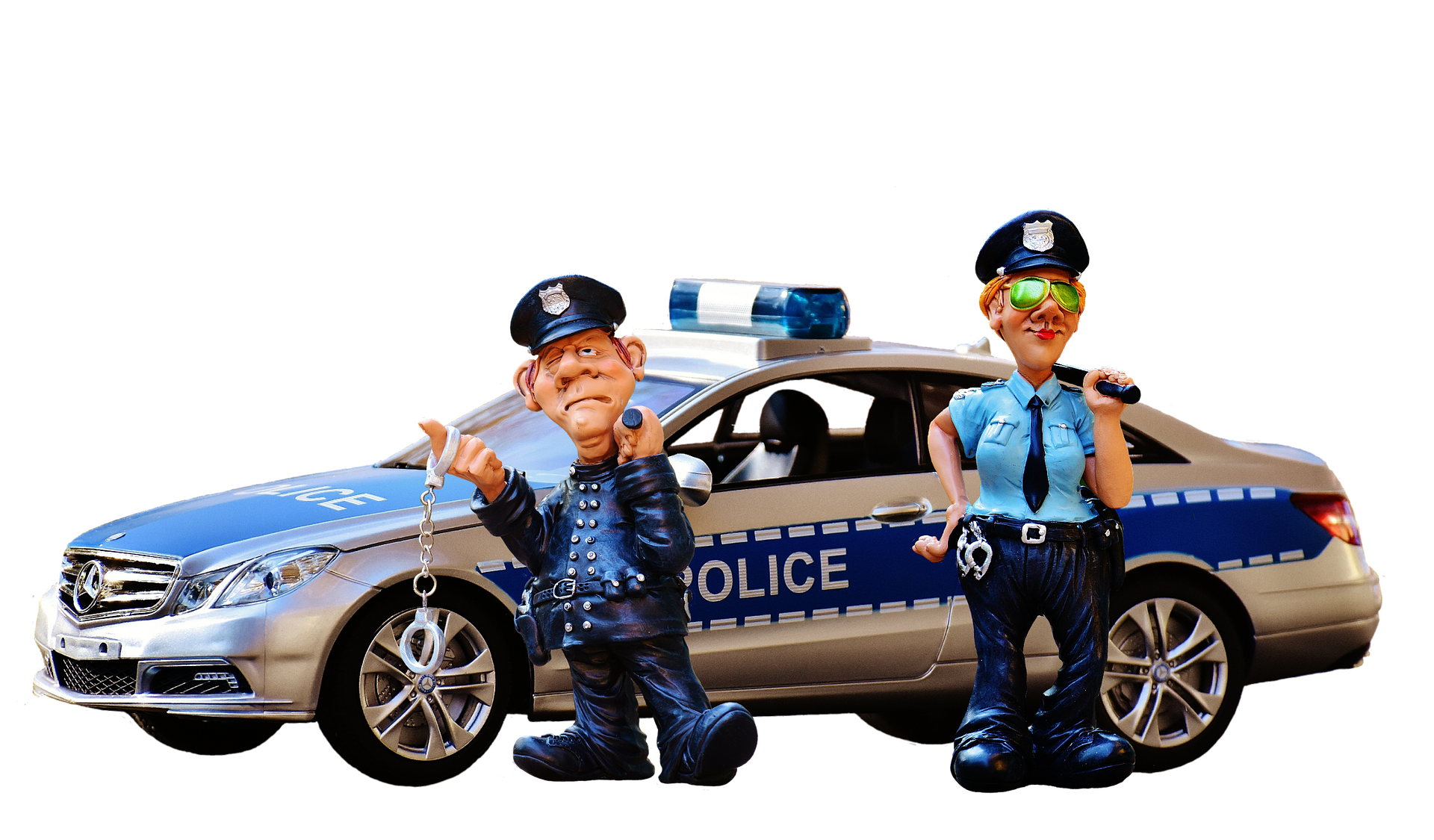 Cartoon of police