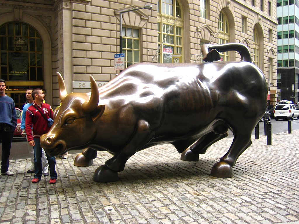 Charging Bull statue